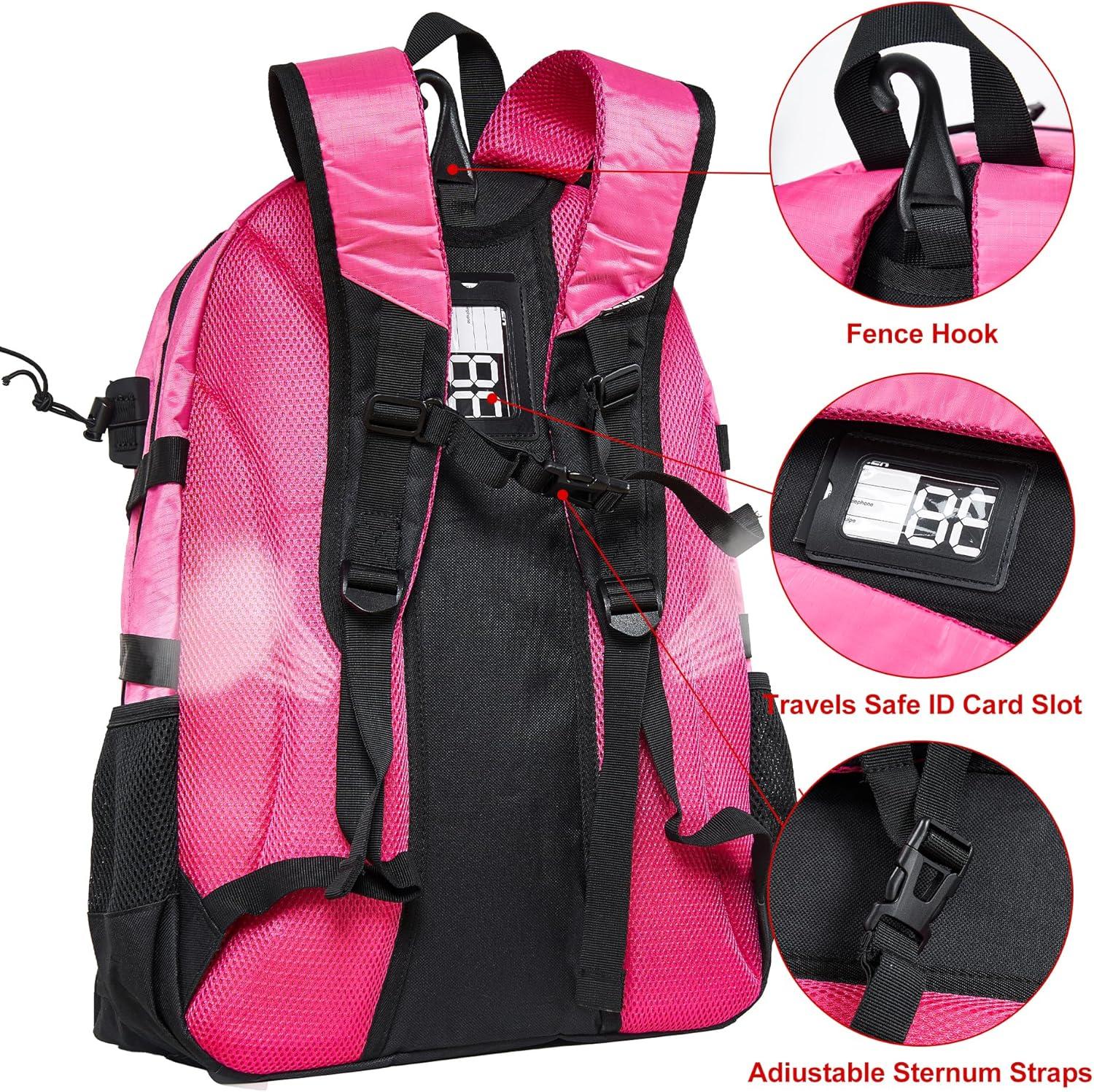 image:imageEALER ELB100 Lacrosse Bag Turf Lacrosse Backpack BagPink