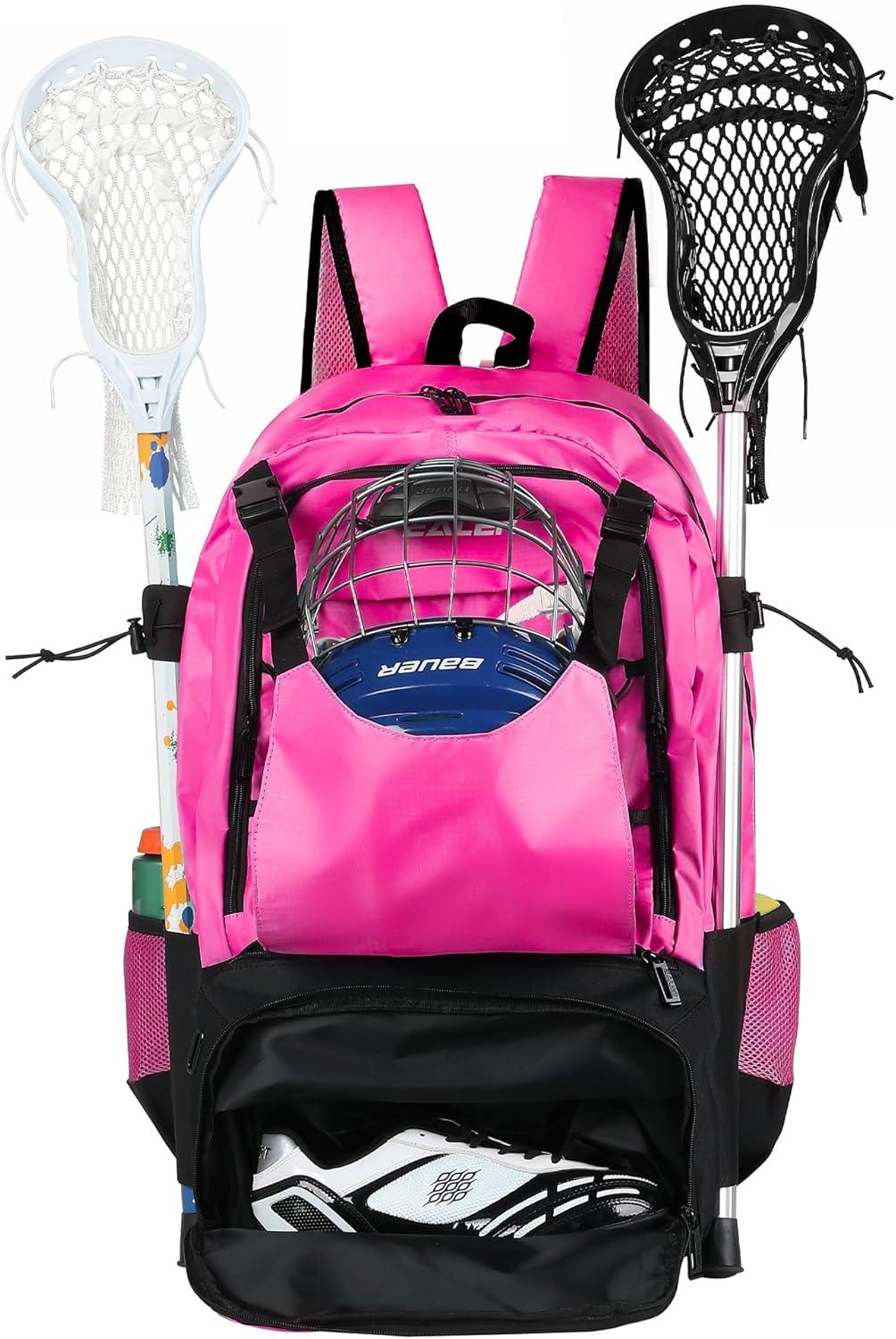 image:imageEALER ELB100 Lacrosse Bag Turf Lacrosse Backpack BagPink