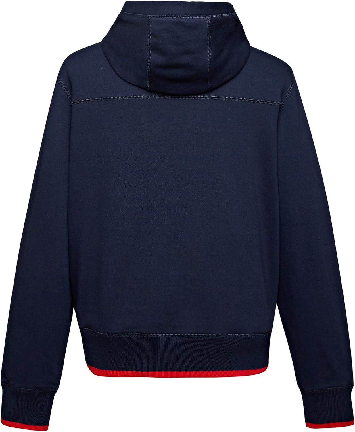 image:imageEALER ESH001 Series Mens Power Blend Fleece Hoodie Long Sleeve Hooded Sweatshirt with Kanga PocketsNavy
