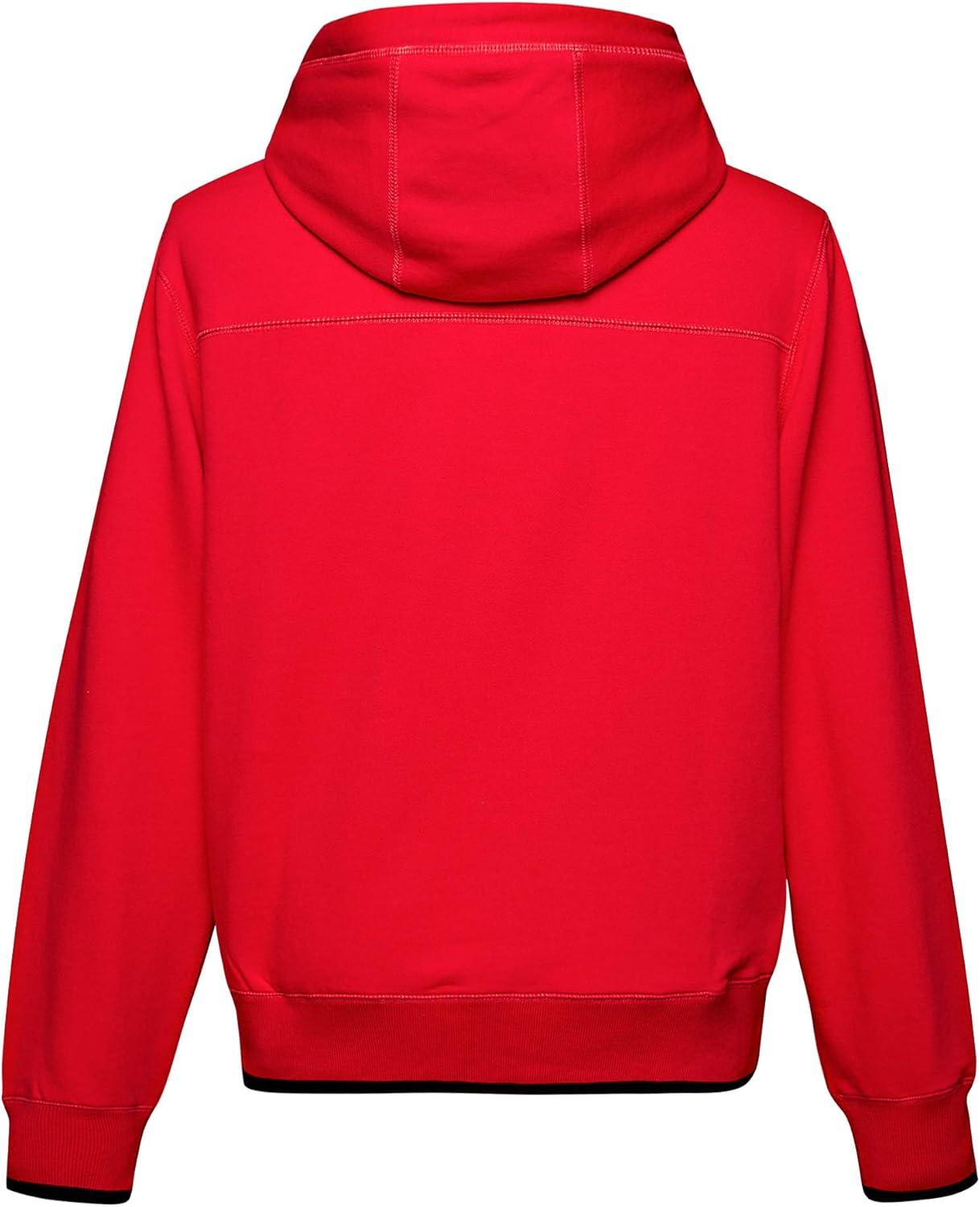 image:imageEALER ESH001 Series Mens Power Blend Fleece Hoodie Long Sleeve Hooded Sweatshirt with Kanga PocketsRed