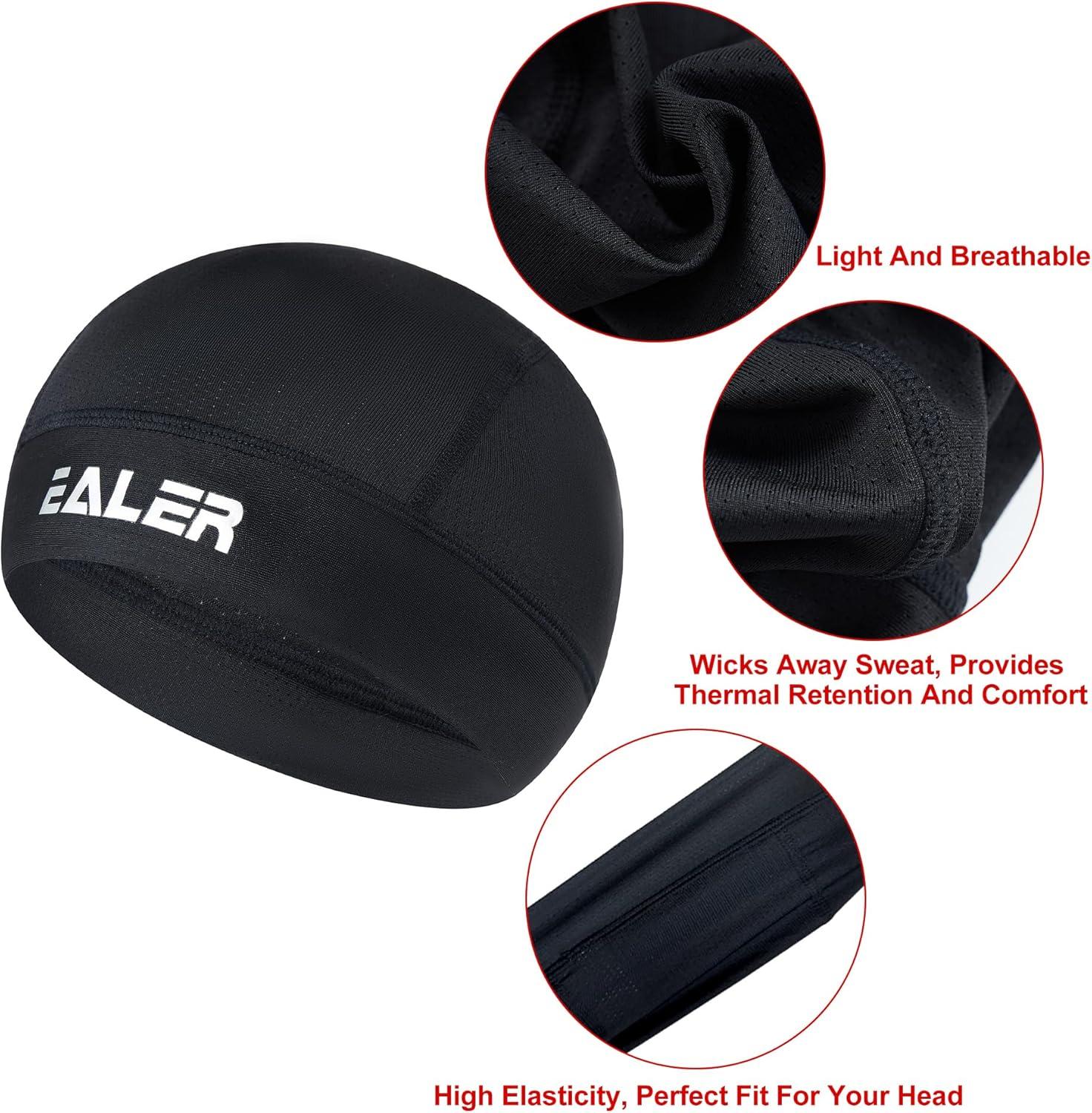 image:imageEALER HAC100 Skull Cap Helmet Liner Cooling Mesh Hockey Skull CapMen Youth1pack
