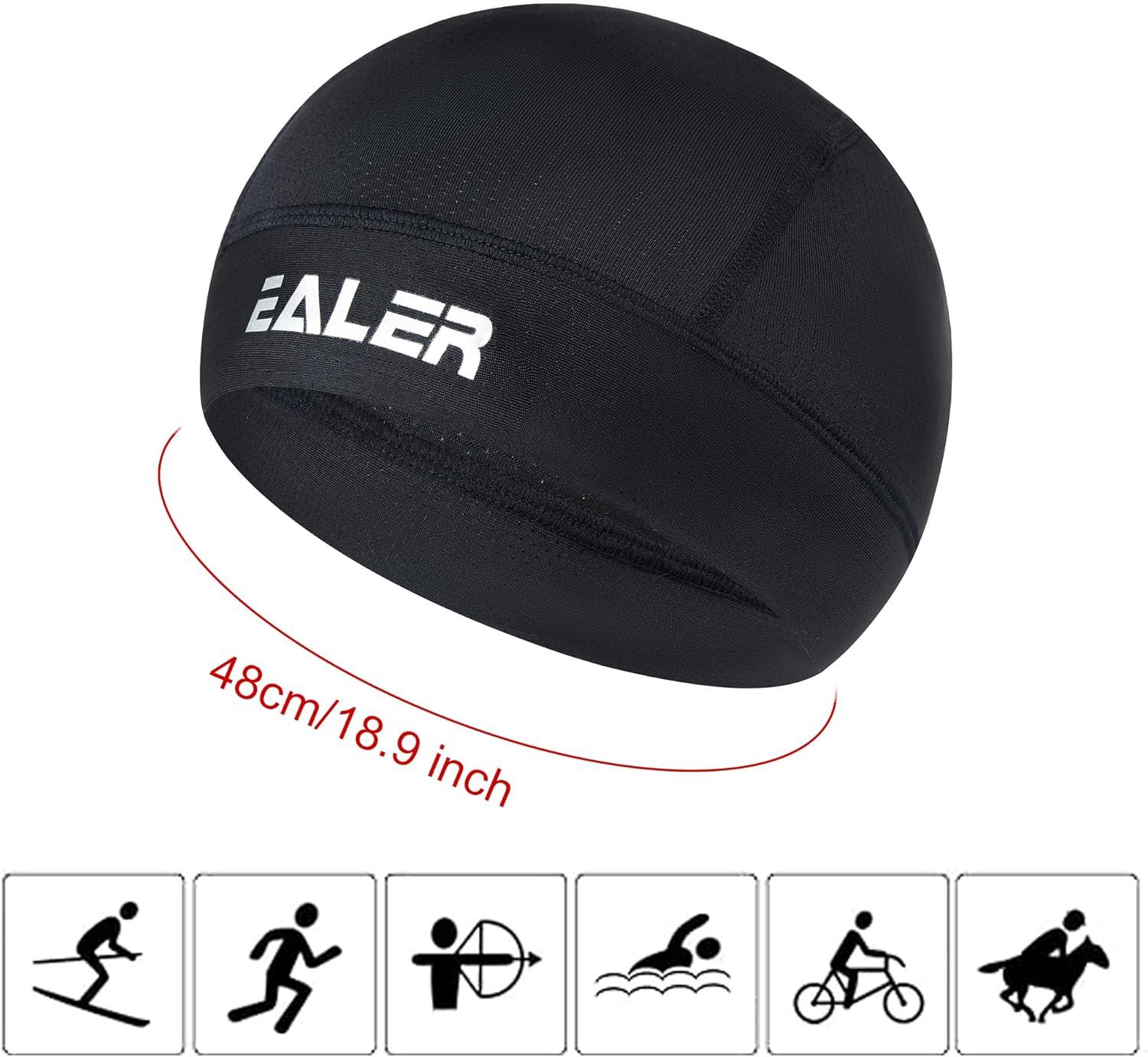 image:imageEALER HAC100 Skull Cap Helmet Liner Cooling Mesh Hockey Skull CapMen Youth2pack