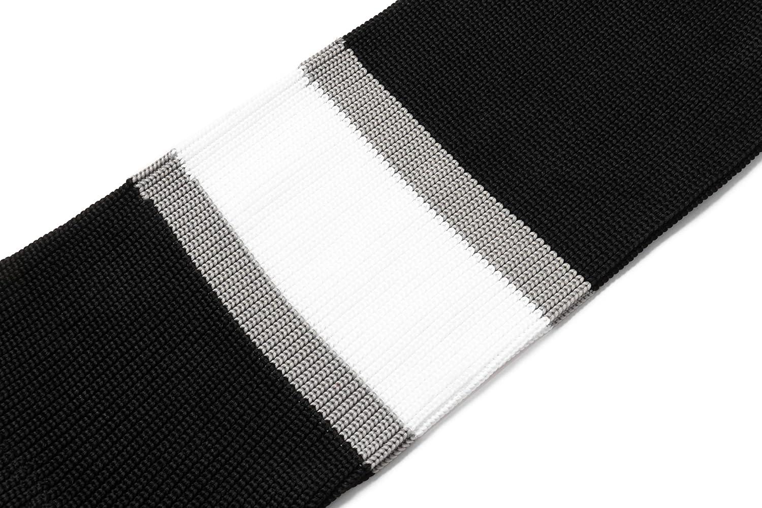image:imageEALER HAS200 Series Mens Winter Knit Striped ColdproofWarm Scarf Unique Design Dont Have to Worry About How to Wear012black