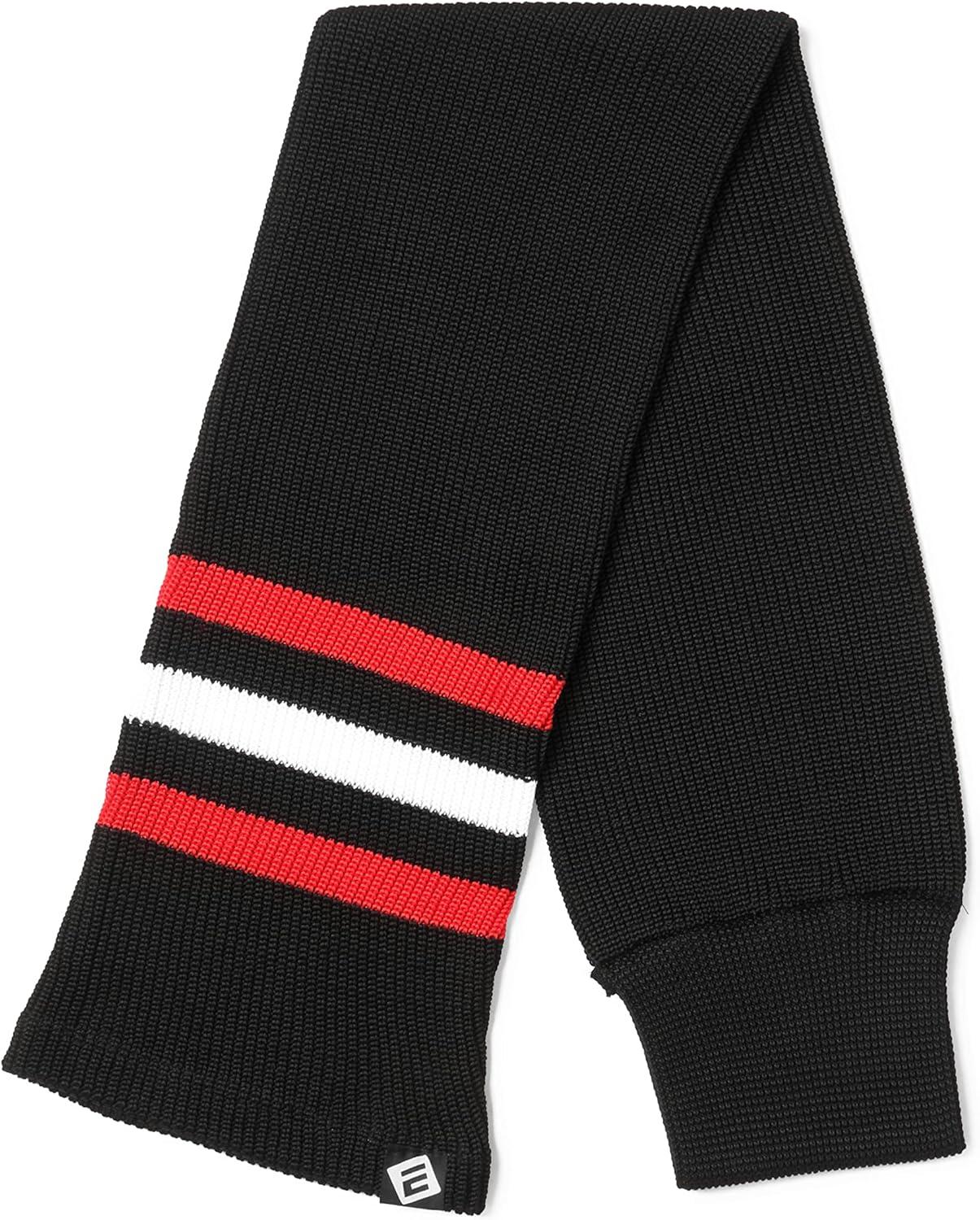 image:imageEALER HAS200 Series Mens Winter Knit Striped ColdproofWarm Scarf Unique Design Dont Have to Worry About How to Wear019black