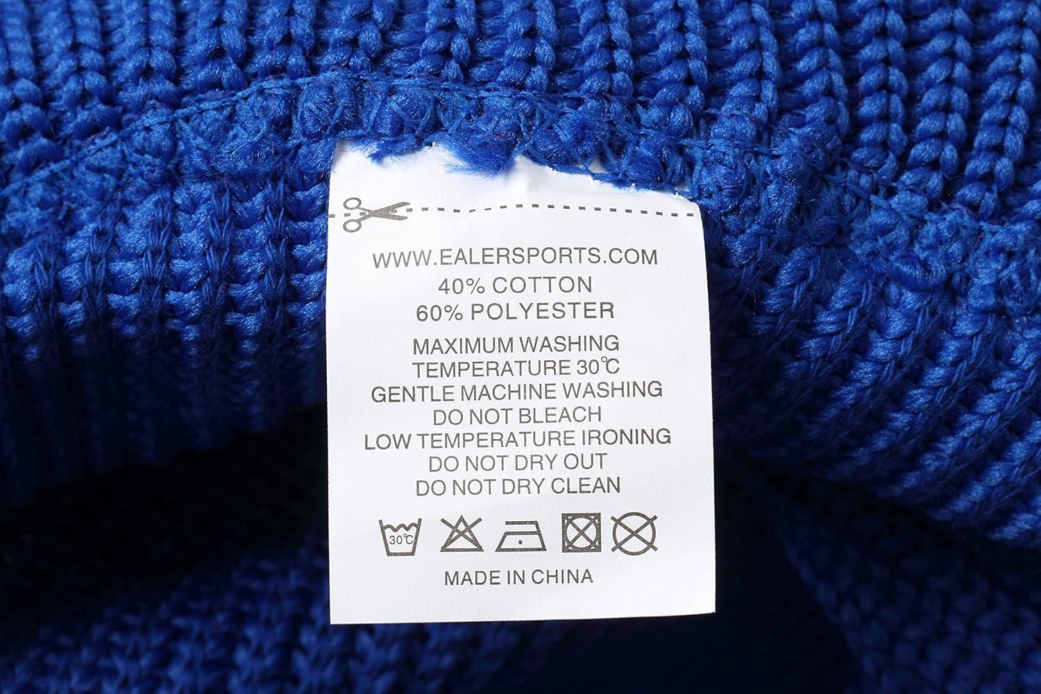 image:imageEALER HAS200 Series Mens Winter Knit Striped ColdproofWarm Scarf Unique Design Dont Have to Worry About How to Wear021blue