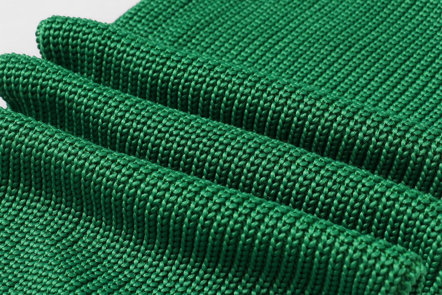 image:imageEALER HAS200 Series Mens Winter Knit Striped ColdproofWarm Scarf Unique Design Dont Have to Worry About How to Wear090green