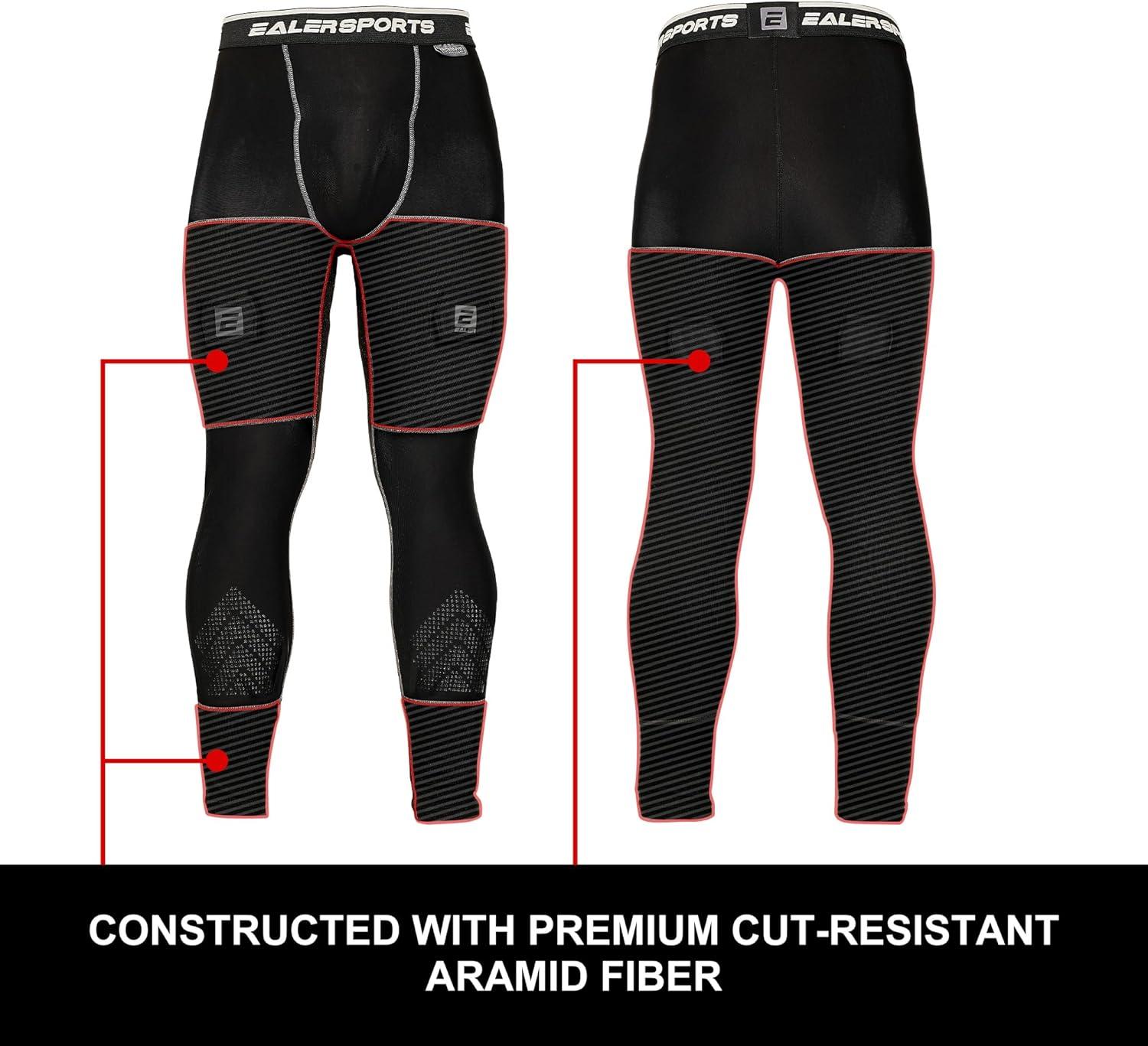 image:imageEALER HPC900 Pro Compression Hockey Pants CutResistant with Core Protective BioFlex Cup Hockey Jock for Men amp Boys