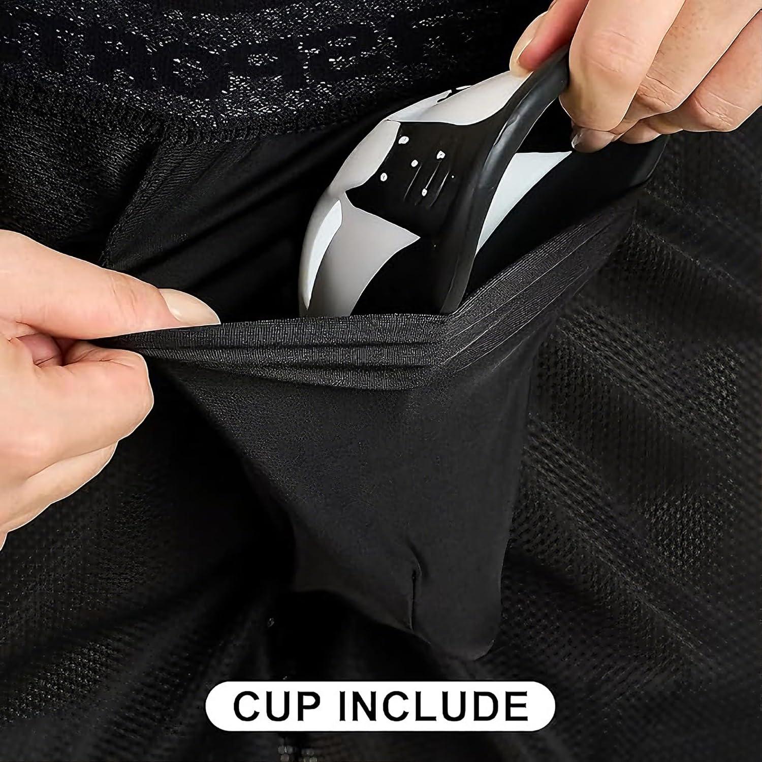 image:imageEALER HSM400 Mens Loose Hockey Shorts Supporter Core Mesh Jock Hockey Shorts Jock Pants with BioFlex Cup IncludedBoys