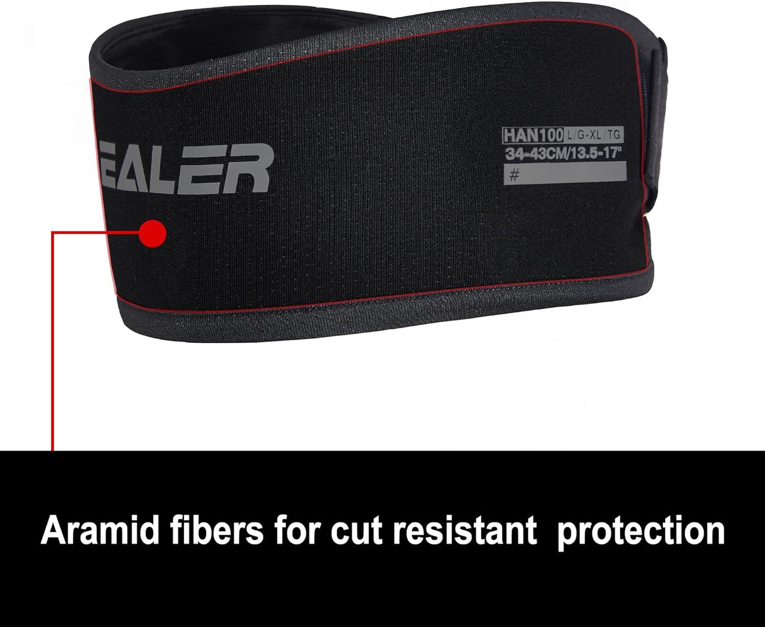 image:imageEALER Hockey Neck Guard Collar Hockey Core Neck Protect Guard Bib Cut ResistantHAN100