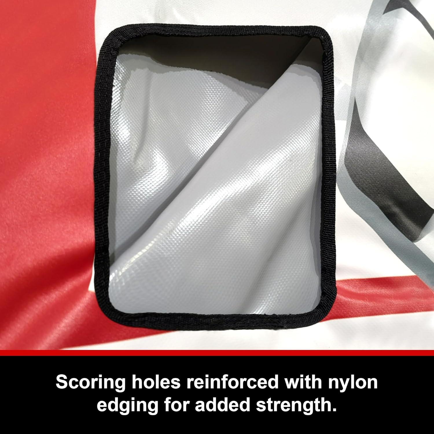 image:imageEALER Hockey Shooting Tarp 7x10 FT amp 78x16 FT in 1 Heavy Duty Goalie Target for Ice amp Street Practice TearProof Builtin Shooter Tutor Net Replacement for Garage Wall Protection78 x 16 in 1