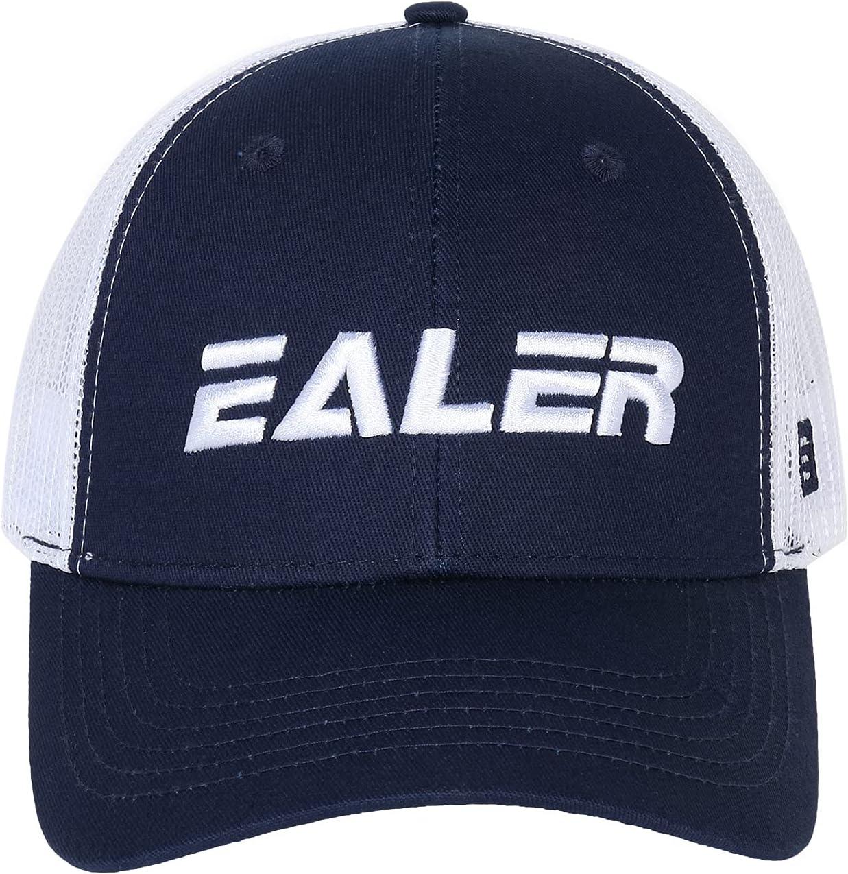image:imageEALER Mens Rugged Adjustable Trucker Hat Professional Snapback Athletic Mesh Baseball CapEsc010navy