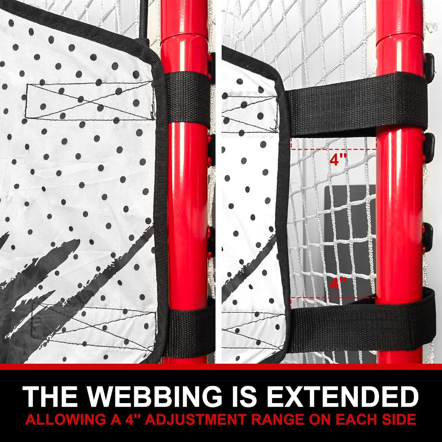image:imageEALER Portable 54 Steel Street amp Ice Hockey Goal HTG54 Street Hockey Shooting Target HTST2054 Shooting Target