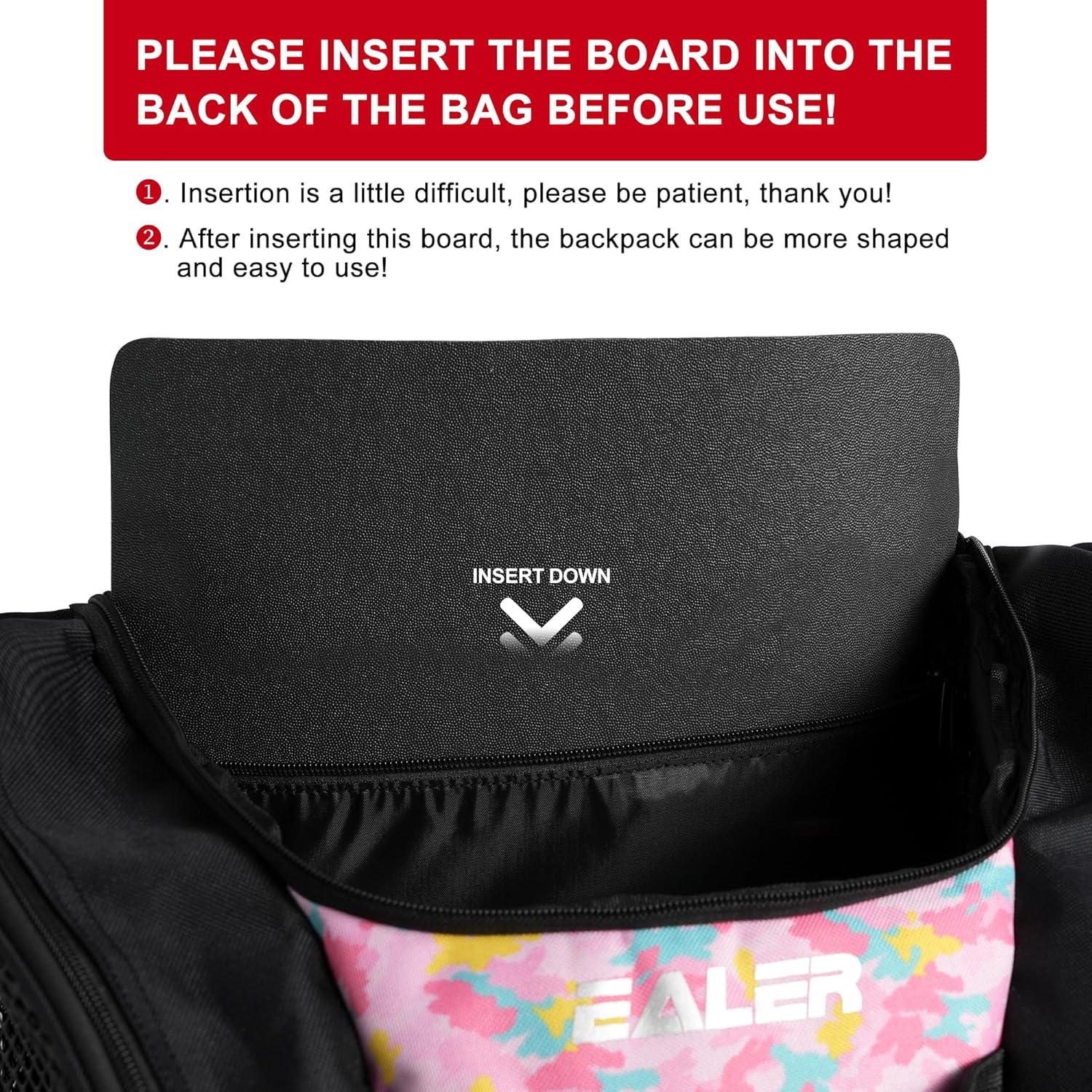 image:imageEALER SBH202 Ice Skate Bag Ice Skating Backpack Roller Skates Ski Boot Bag Ice amp Inline Skate Bag Large Capacity Waterproof Protective GearCamouflage