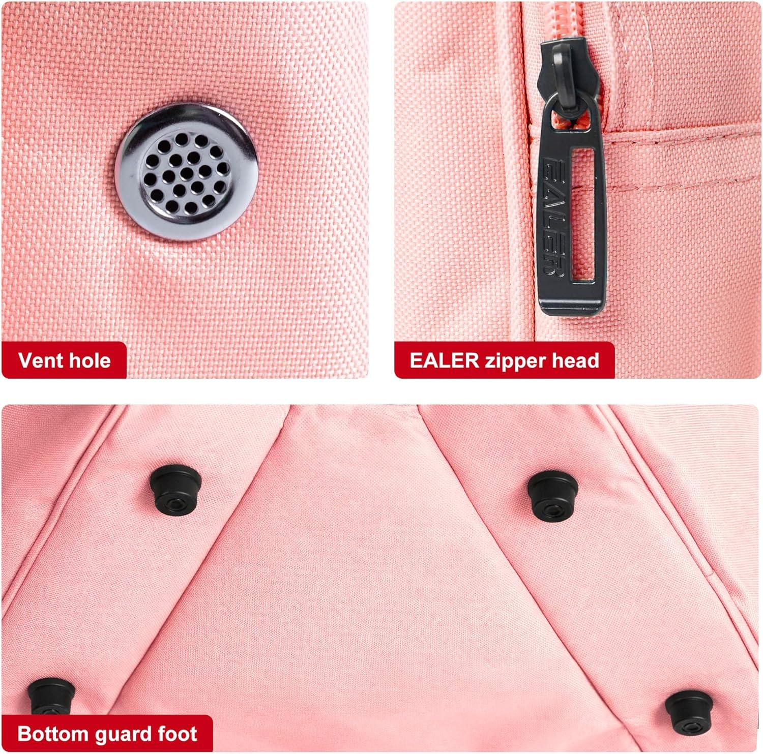 image:imageEALER SBH202 Ice Skate Bag Ice Skating Backpack Roller Skates Ski Boot Bag Ice amp Inline Skate Bag Large Capacity Waterproof Protective GearPink Red