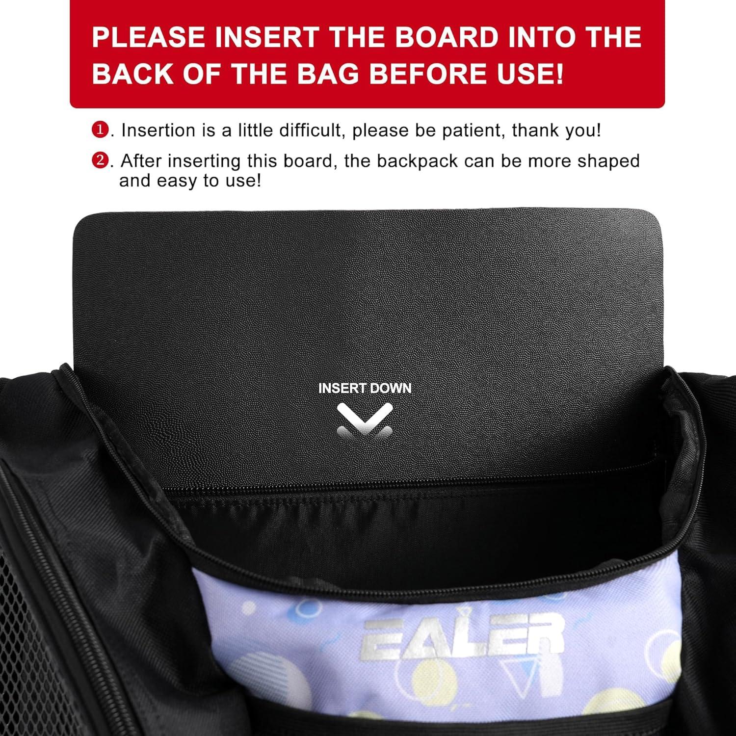 image:imageEALER SBH202 Ice Skate Bag Ice Skating Backpack Roller Skates Ski Boot Bag Ice amp Inline Skate Bag Large Capacity Waterproof Protective Gearpurple