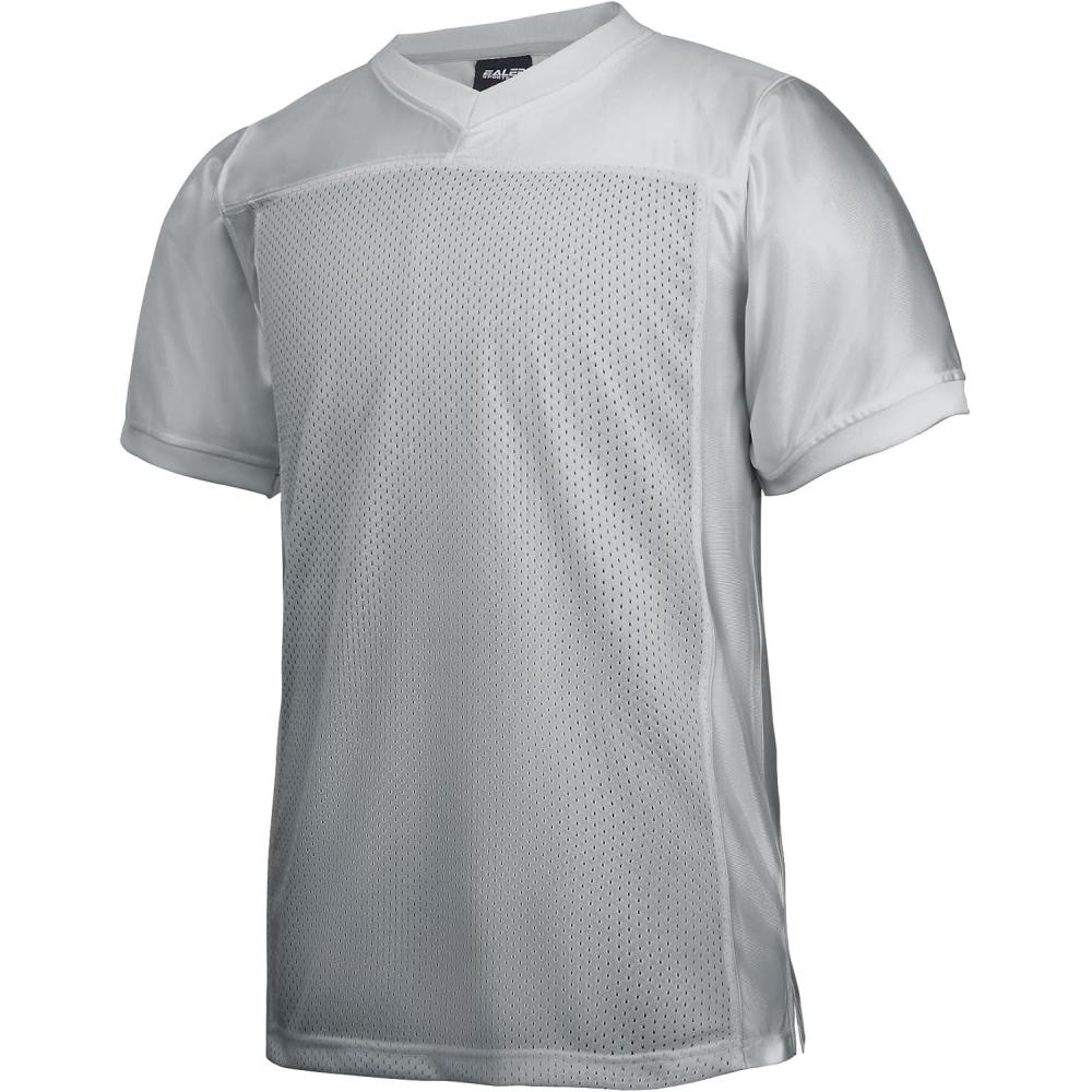 image:imageEALER Blank Football Jersey Mesh Athletic Football Shirt Practice Sports UniformGray