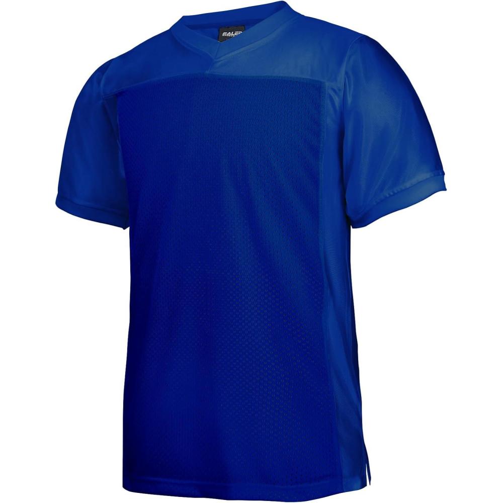 image:imageEALER Blank Football Jersey Mesh Athletic Football Shirt Practice Sports UniformRoyal Blue