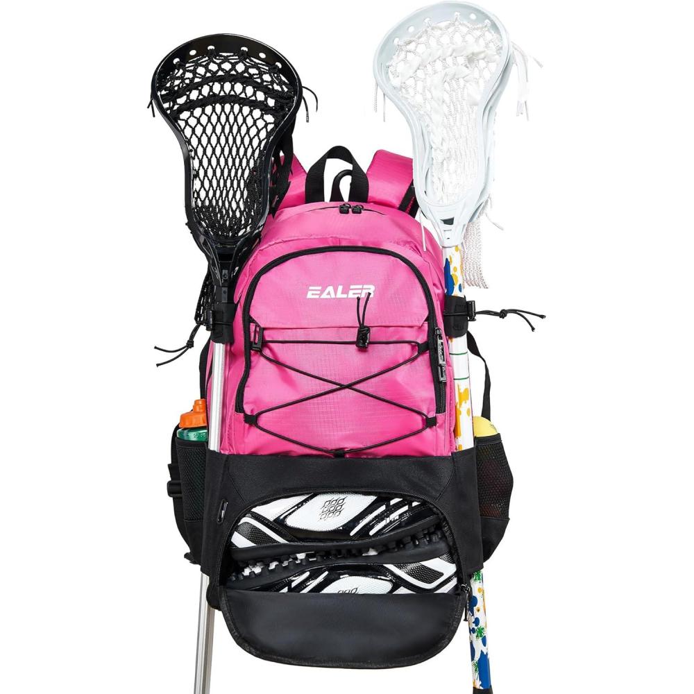 image:imageEALER ELB100 Lacrosse Bag Turf Lacrosse Backpack BagPink