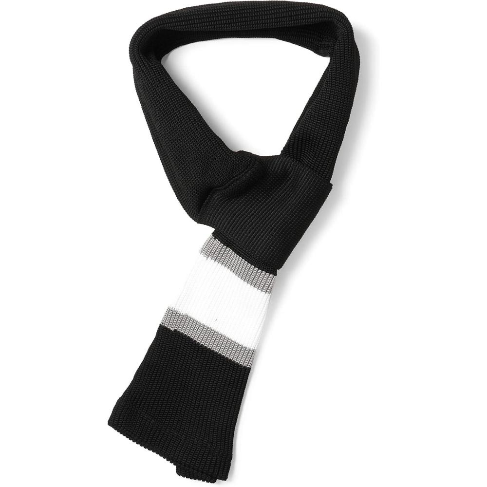 image:imageEALER HAS200 Series Mens Winter Knit Striped ColdproofWarm Scarf Unique Design Dont Have to Worry About How to Wear012black