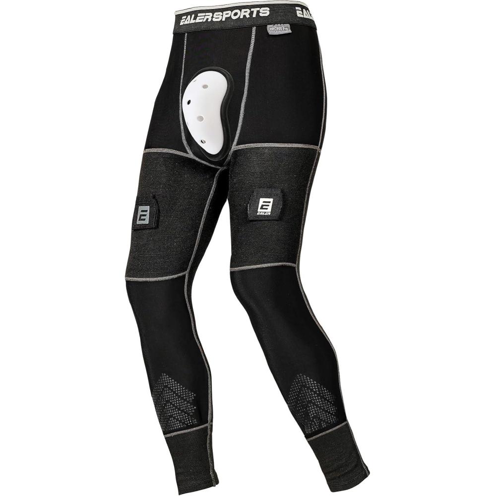 image:imageEALER HPC900 Pro Compression Hockey Pants CutResistant with Core Protective BioFlex Cup Hockey Jock for Men amp Boys