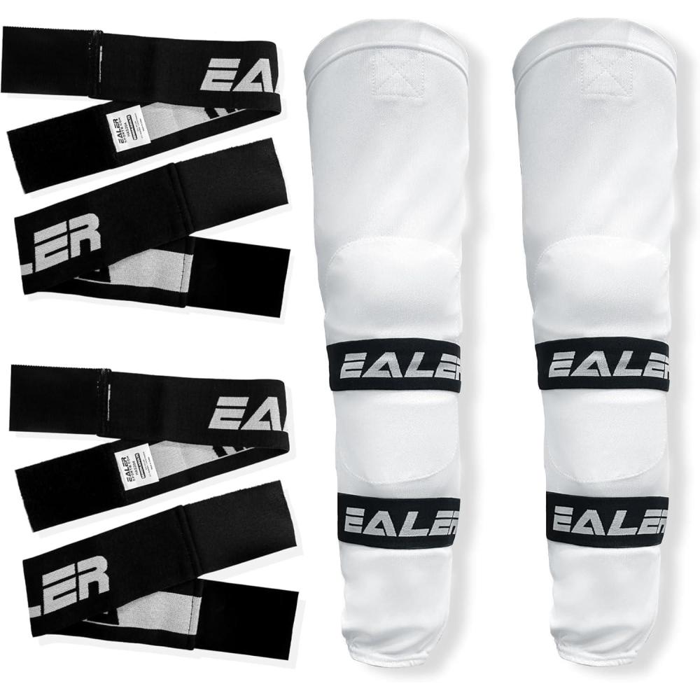 image:imageEALER Heavy Duty Hockey Shin Straps for Easy Use BlackHAS204Junior