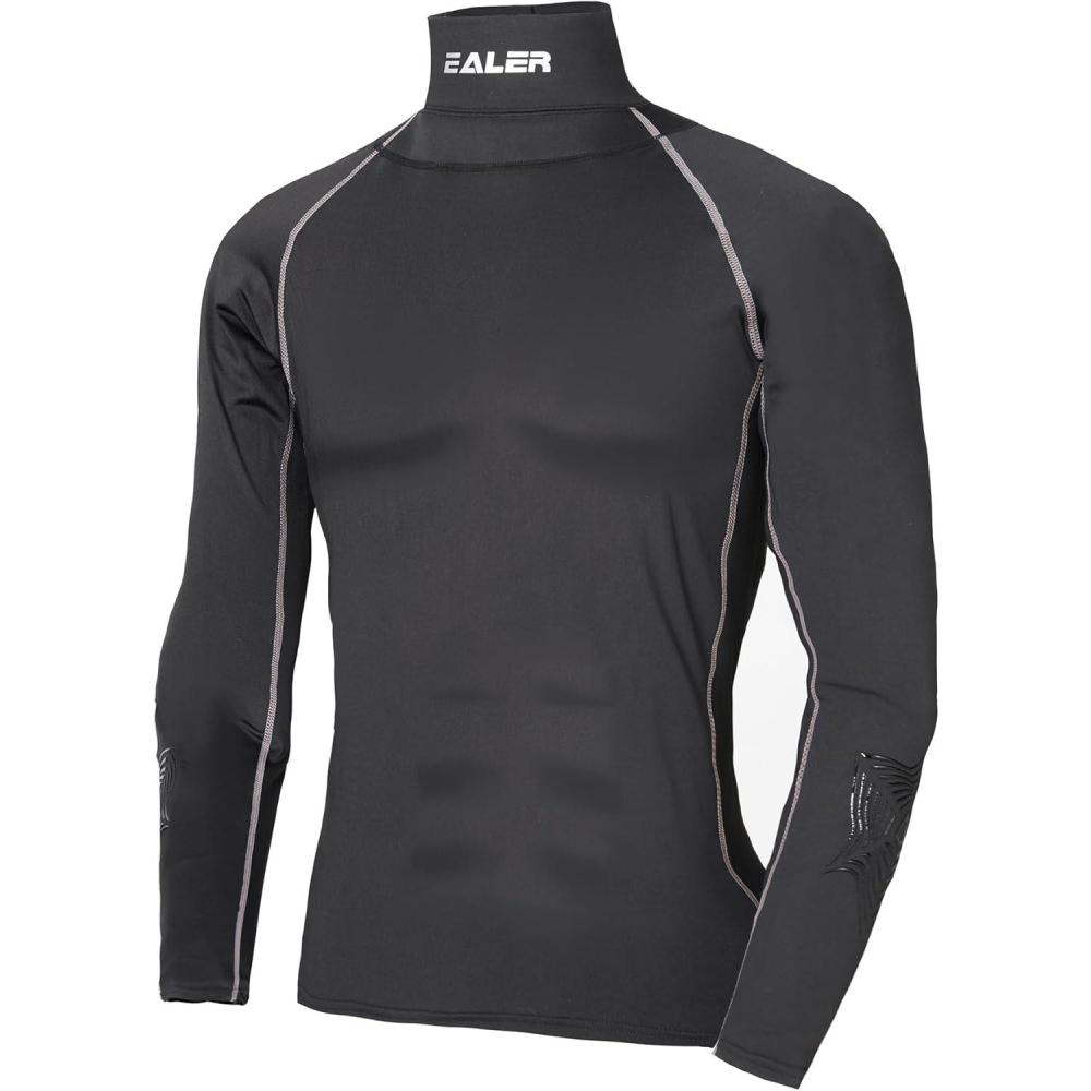 image:imageEALER Hockey Compression Shirt with Neck Guard Neck Protect Long Sleeve ShirtShirtboys