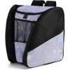 image:imageEALER SBH202 Ice Skate Bag Ice Skating Backpack Roller Skates Ski Boot Bag Ice amp Inline Skate Bag  Large Capacity Waterproof Protective Gearpurple