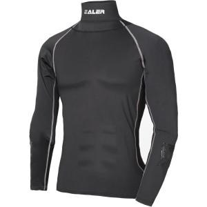 EALER Hockey Compression Shirt with Neck Guard, Neck Protect Long Sleeve Shirt(Shirt-man)