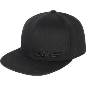 EALER Men’s Rugged Adjustable Trucker Hat Professional Snapback Athletic Mesh Baseball Cap(Black#flat)