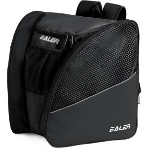 EALER SBH202 Ice Skate Bag Ice Skating Backpack, Roller Skates Ski Boot Bag, Ice & Inline Skate Bag – Large Capacity Waterproof Protective Gear(Black)