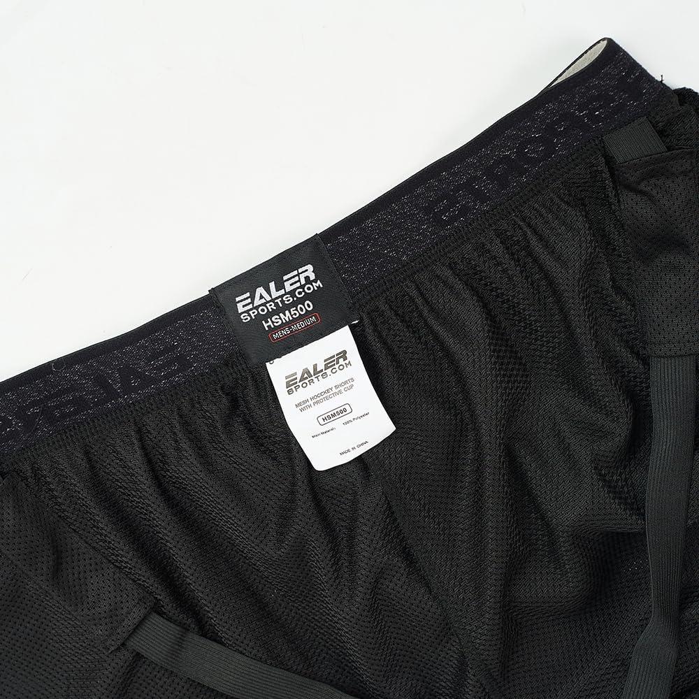 image:imageEALER HSM500 Mens Snug Hockey Shorts Supporter Core Mesh Jock Hockey Shorts Jock Pants with BioFlex Cup IncludedBoys