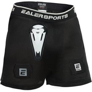 EALER HSM500 Men’s Snug Hockey Shorts Supporter, Core Mesh Jock Hockey Shorts Jock Pants with BioFlex Cup Included(Mens)